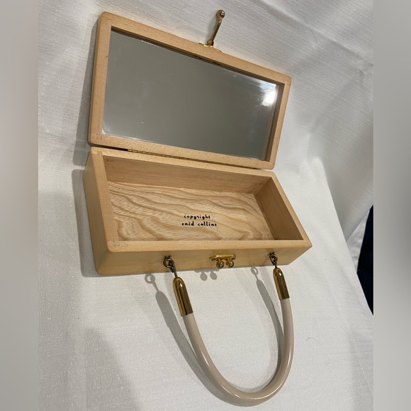 Vintage 1960's Enid Collins 'Night Owl' Wood Box Bag - Picture 7 of 11